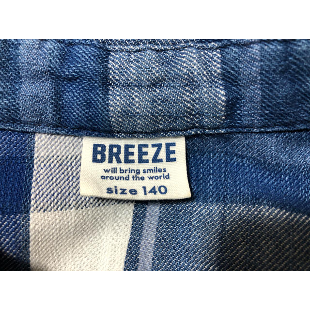 BREEZE(ブリーズ)の女の子140シャツワンピース キッズ/ベビー/マタニティのキッズ服女の子用(90cm~)(ワンピース)の商品写真