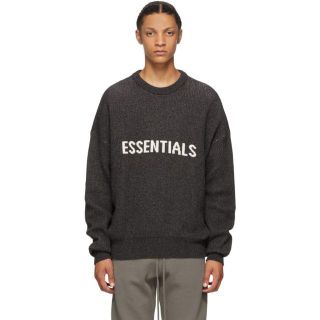 フィアオブゴッド(FEAR OF GOD)の【XL】新品 FOG Essentials Black Knit Sweater(ニット/セーター)