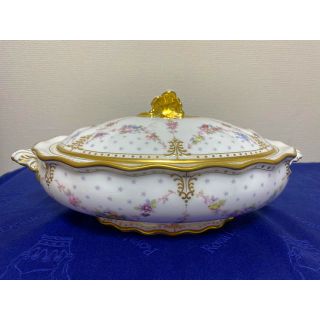 ロイヤルドルトン(Royal Doulton)の【未使用】ロイヤルアントワネット　蓋付きベジタブルディッシュ(食器)