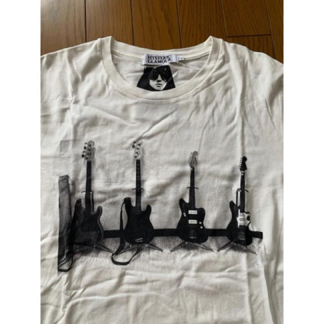 HYSTERIC GLAMOUR(ヒステリックグラマー)のヒステリックグラマー HG  フォトTシャツ  バンドTシャツ 白 S メンズのトップス(Tシャツ/カットソー(半袖/袖なし))の商品写真