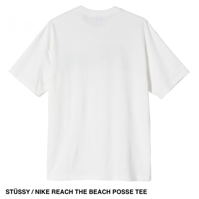 STUSSY(ステューシー)のSTUSSY NIKE REACH THE BEACH POSSE TEE 白  メンズのトップス(Tシャツ/カットソー(半袖/袖なし))の商品写真