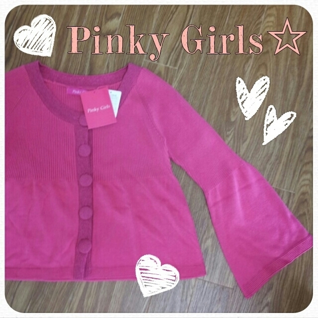 PinkyGirls(ピンキーガールズ)のPinkyGirls☆定価6195円♪ レディースのトップス(カーディガン)の商品写真