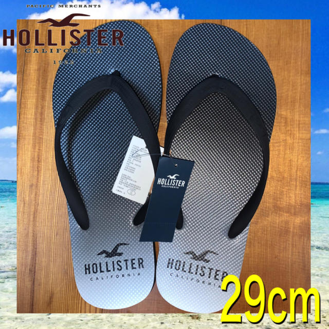 Hollister(ホリスター)の29ホリスター  ビーチサンダル  29 新品 正規品 海　サンダル メンズの靴/シューズ(ビーチサンダル)の商品写真