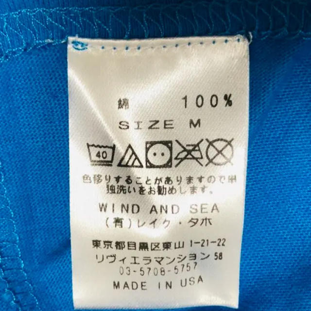SEA(シー)のwind and seaウィンダンシー 初期モデル メンズのトップス(Tシャツ/カットソー(半袖/袖なし))の商品写真