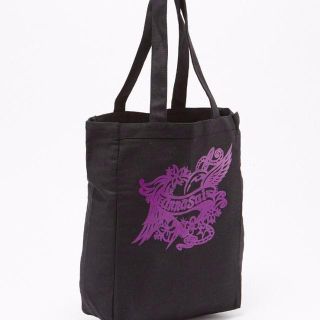 アナスイ(ANNA SUI)の新品★ANNA SUI（アナスイ）ロゴデザイン　トートバッグ　ブラック×パープル(トートバッグ)