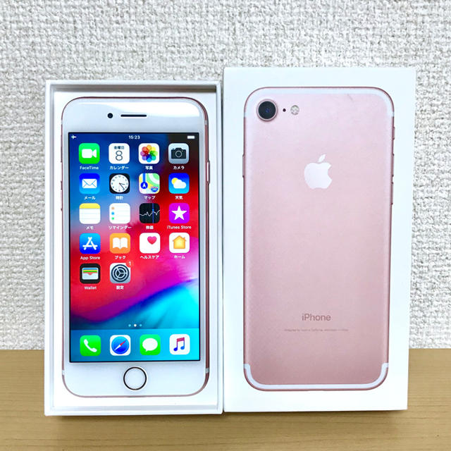 iPhone(アイフォーン)のiPhone7 128GB SIMフリー バッテリー新品 美品 完動品 スマホ/家電/カメラのスマートフォン/携帯電話(スマートフォン本体)の商品写真