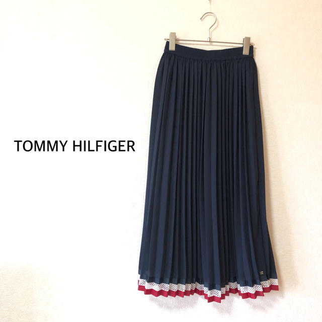 TOMMY HILFIGER(トミーヒルフィガー)の【TOMMY HILFIGER】トミーヒルフィガー プリーツスカート レディースのスカート(ロングスカート)の商品写真