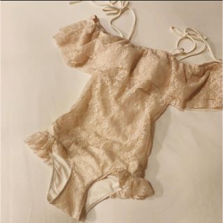 vintage lace one-piece swimwear みるく様専用(水着)