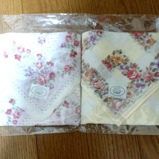 ローラアシュレイ(LAURA ASHLEY)のベリッシマ様専用 ローラアシュレイ ハンカチ 2枚(ハンカチ)