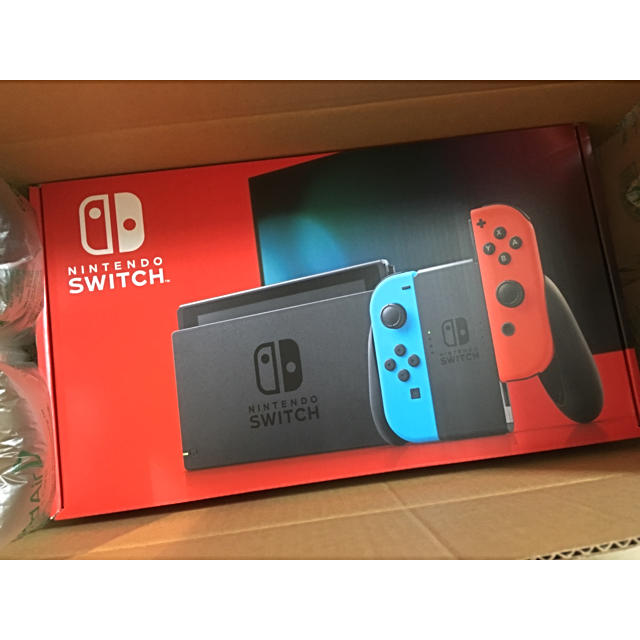 【新品未開封】新型 Nintendo Switch 本体 ネオンブルー/レッド任天堂