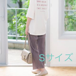 シマムラ(しまむら)の中桃　Sサイズ　カットミニプリーツパンツ　新品未使用タグ付(カジュアルパンツ)