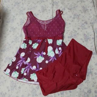 新品未使用♥大きいサイズ ワンピース水着 4XL(水着)