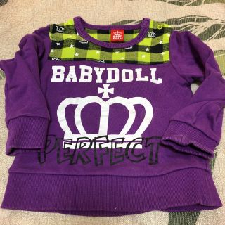 ベビードール(BABYDOLL)のBABYDOLL トレーナー size100(Tシャツ/カットソー)