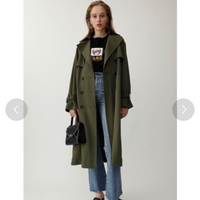 moussy(マウジー)のMOUSSY トレンチコート レディースのジャケット/アウター(トレンチコート)の商品写真