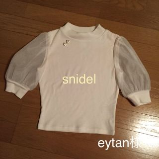 スナイデル(SNIDEL)のスナイデル シースルー (Tシャツ(半袖/袖なし))