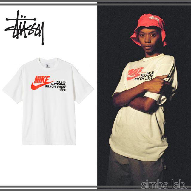 SNKRS購入！　Nike x Stussy ホワイト ビーチ Tシャツ