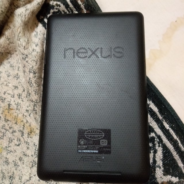 NEXUS7(ネクサス7)のOSカスタムバージョンアップ済み　Nexus７ 20:12 スマホ/家電/カメラのPC/タブレット(タブレット)の商品写真