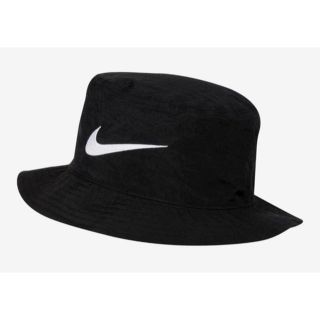 ステューシー(STUSSY)のSTÜSSY NIKE BUCKET HAT BLACK  ステューシー　ナイキ(ハット)