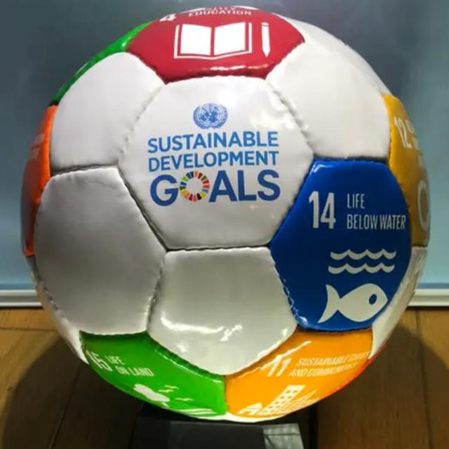 ボール国連公式　SDGsサッカーボール　新品未使用