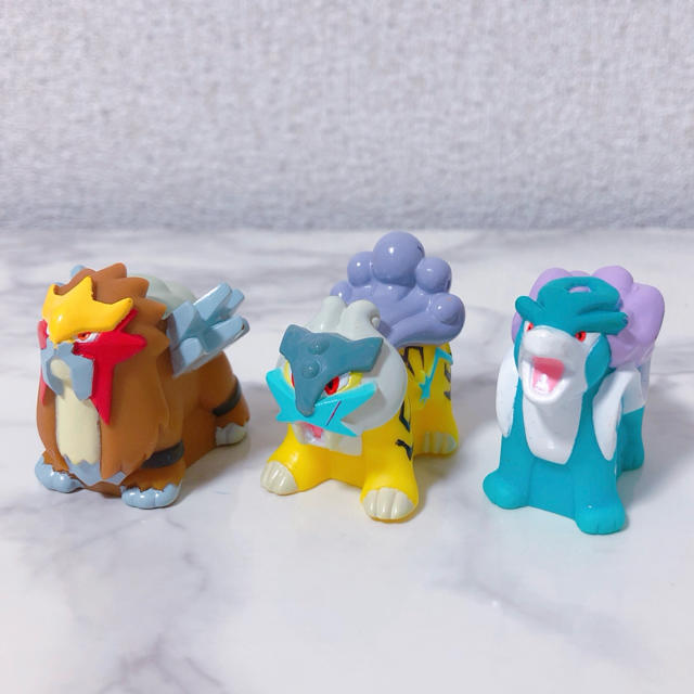 ポケモン ポケモンキッズ 指人形 伝説 ライコウ スイクン エンテイ の通販 By Welcome My Shop ポケモンならラクマ