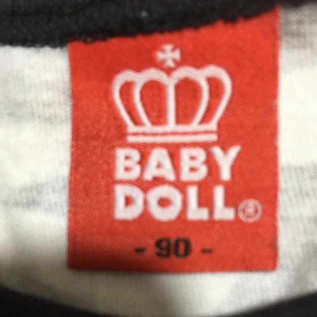 BABYDOLL(ベビードール)の『古着』baby doll 子供用 男女兼用 90 ノースリーブ キッズ/ベビー/マタニティのキッズ服男の子用(90cm~)(Tシャツ/カットソー)の商品写真