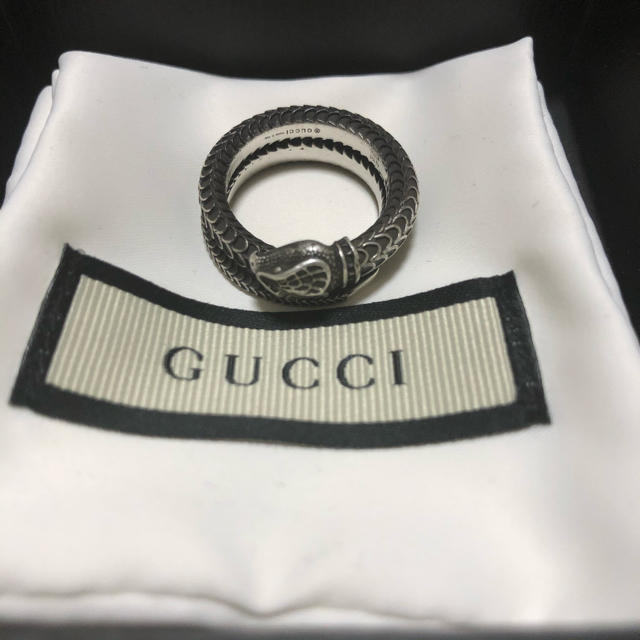 Gucci(グッチ)のgucci グッチ　スネーク　蛇　リング　 メンズのアクセサリー(リング(指輪))の商品写真