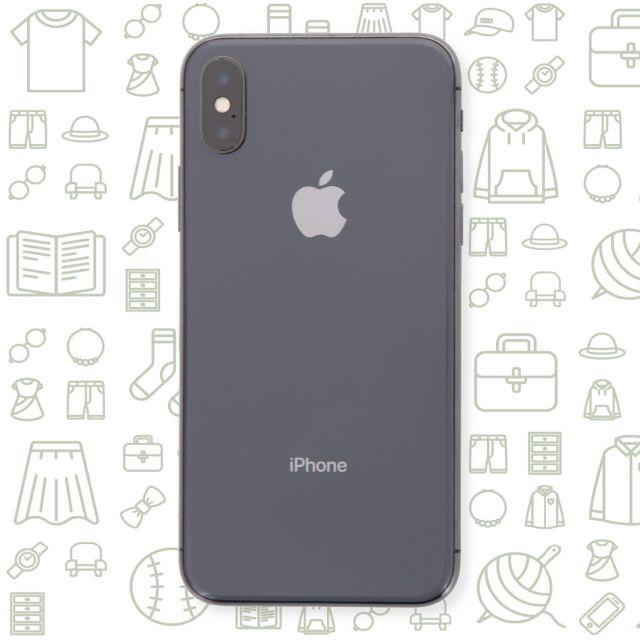 iPhone(アイフォーン)の【B】iPhoneX/64/SIMフリー スマホ/家電/カメラのスマートフォン/携帯電話(スマートフォン本体)の商品写真