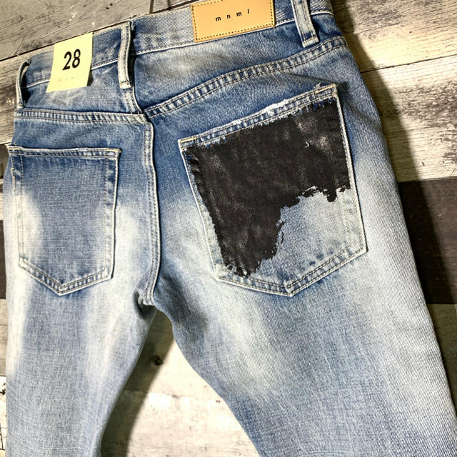 FEAR OF GOD(フィアオブゴッド)の【mnml】ミニマル (28) 新品未使用 ペイント デニムパンツ メンズのパンツ(デニム/ジーンズ)の商品写真