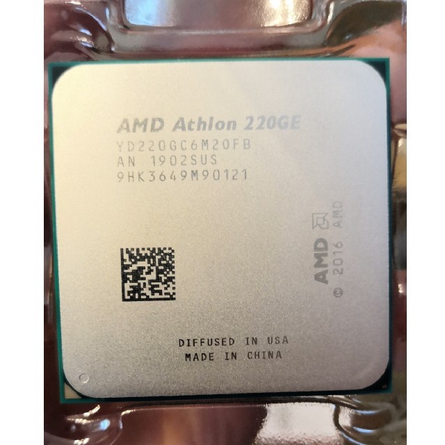 【値下げ】AMD CPU Athlon 220GE BOX 3