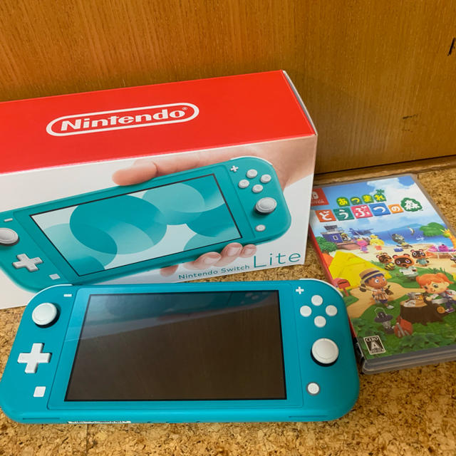 Switch  Lite ターコイズ＋どうぶつの森セット　新品未使用