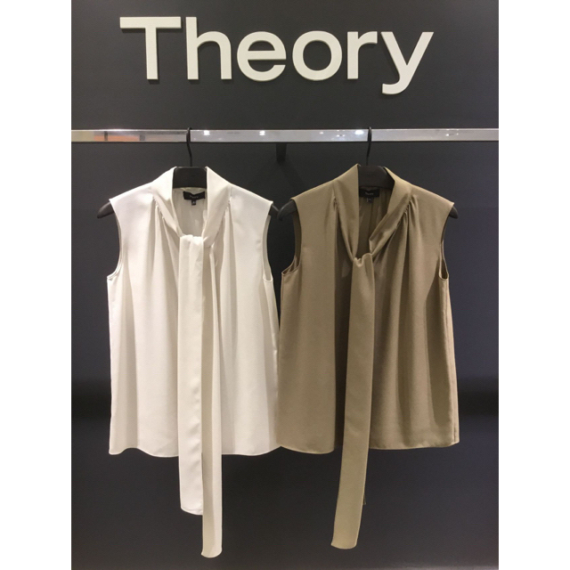 Theory 19aw シルクブラウス