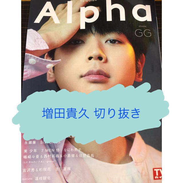 NEWS(ニュース)の【増田貴久】TV GUIDE Alpha episode GG 切り抜き エンタメ/ホビーの雑誌(アート/エンタメ/ホビー)の商品写真