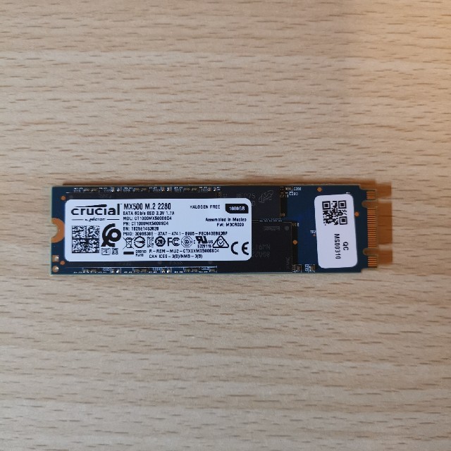 PC/タブレットSSD 1TB Crucial SSD M.2 1000GB MX500