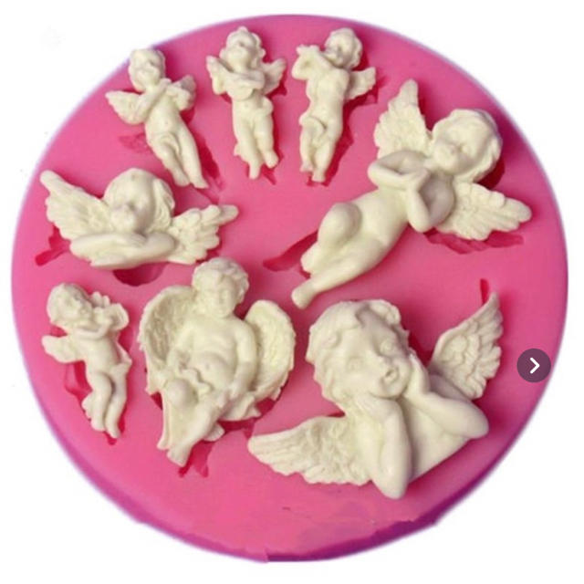 天使　シリコンモールド ハンドメイドの素材/材料(各種パーツ)の商品写真