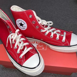 コンバース(CONVERSE)の26.5cm【新品】CT70 コンバース チャックテイラー  海外限定 赤(スニーカー)