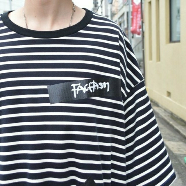 新品未使用 タグ付き FACETASM TAPE BIG TEE BLACK 1