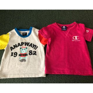 アナップキッズ(ANAP Kids)のTシャツ2枚　80・90㎝(Ｔシャツ)
