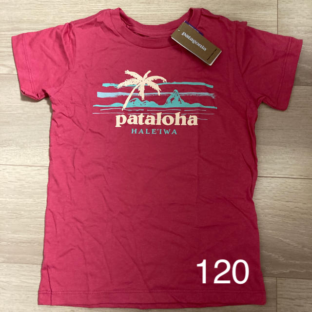 patagonia(パタゴニア)のタグ付き！ハワイ  パタゴニア半袖Tシャツ 5T キッズ/ベビー/マタニティのキッズ服男の子用(90cm~)(Tシャツ/カットソー)の商品写真