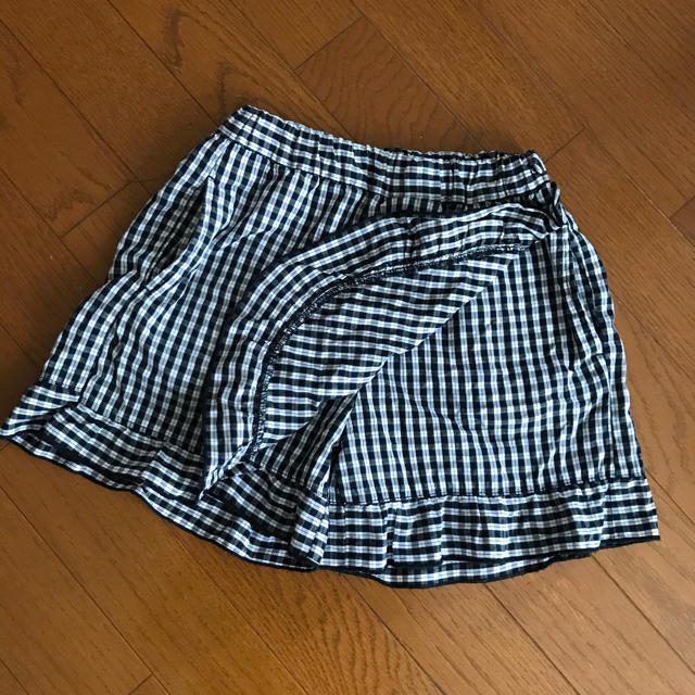 【最終お値下げ】AIMABLE☆ラップスカート風キュロット　140 キッズ/ベビー/マタニティのキッズ服女の子用(90cm~)(パンツ/スパッツ)の商品写真