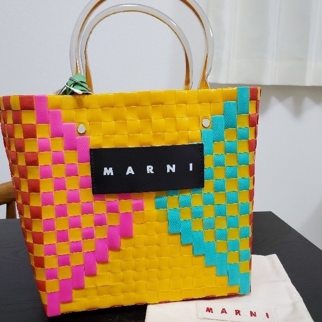 MARNI マルニ バッグ ピクニックバッグ サン イエロー テープバスケット