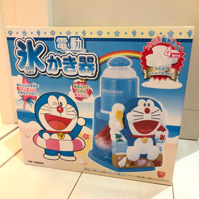 ドウシシャ 新品 ドウシシャ 電動 ドラえもん かき氷器 電動かき氷の通販 by ぽぽちゃん｜ドウシシャならラクマ