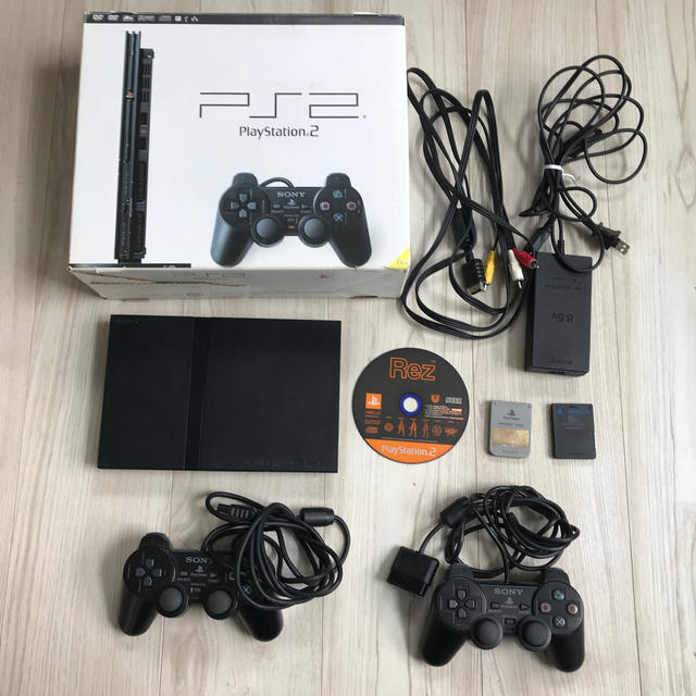 PS2 本体　SCPH-70000 CB 動作確認済　メモリーカード付き