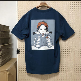 カーハート(carhartt)のover POP ART Carhartt pocket Tee blue XL(Tシャツ/カットソー(半袖/袖なし))