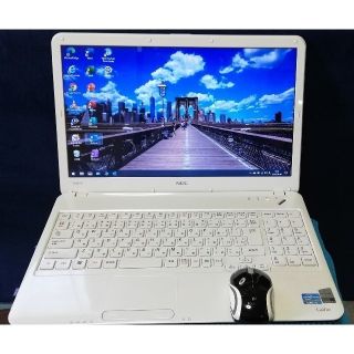 エヌイーシー(NEC)のNECノートPC美品　SSD化CPU i5 Office2019付他特典有り(ノートPC)