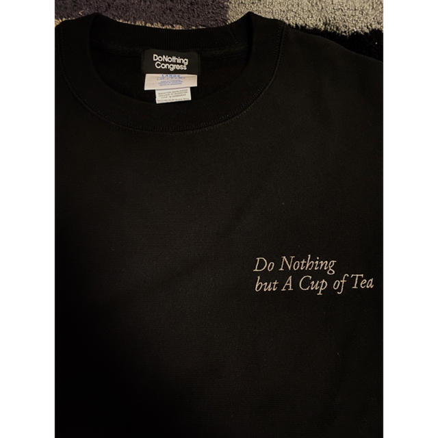 ドゥーナッシングコングレス DO NOTHING CONGRESS CUP OF TEAプリントTシャツ メンズ M