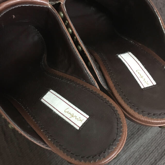Ungrid(アングリッド)のアングリッド♡サボ♡ブラウンM レディースの靴/シューズ(その他)の商品写真