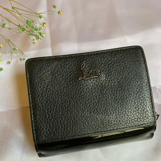 クリスチャンルブタン(Christian Louboutin)のクリスチャンルブタン　折り財布　ブラック(財布)