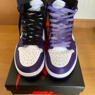 ナイキ(NIKE)のair Jordan 1 HI court purple sss様専用(スニーカー)