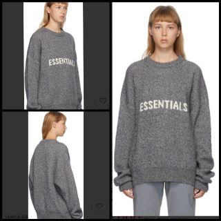 フィアオブゴッド(FEAR OF GOD)のEssentials　エッセンシャルズ　ニット　スウェット　グレー(ニット/セーター)