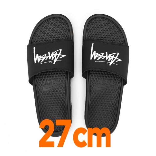 STUSSY(ステューシー)のSTUSSY NIKE SLIDE SANDALS 27cm メンズの靴/シューズ(サンダル)の商品写真